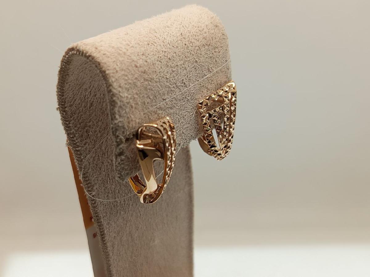 СЕРЬГИ БЕЗ КАМНЯ (Au 585)