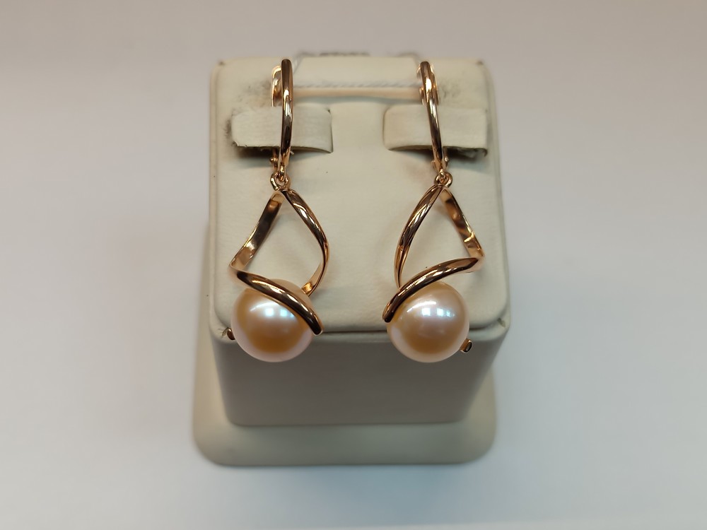 СЕРЬГИ С КАМНЕМ (Au 585)