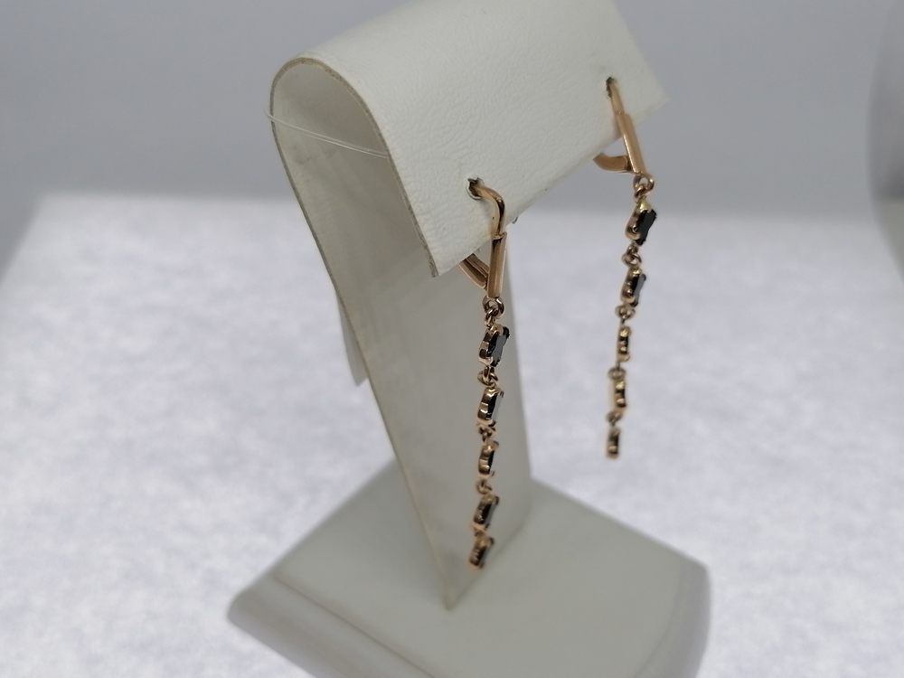 СЕРЬГИ С КАМНЯМИ (Au 585)