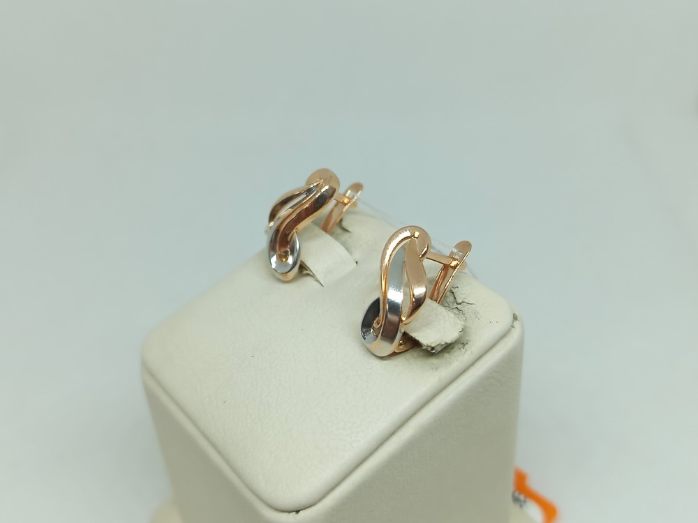 СЕРЬГИ БЕЗ КАМНЯ (Au 585)