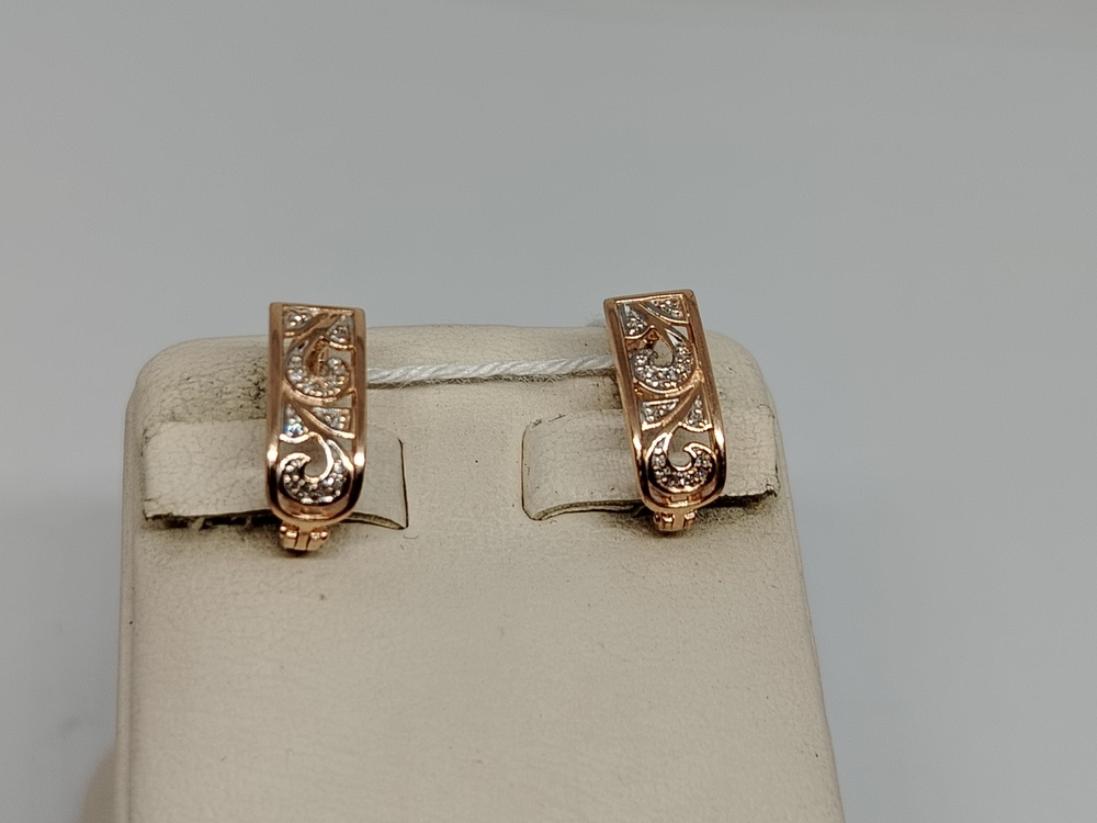 СЕРЬГИ С КАМНЯМИ (Au 585)