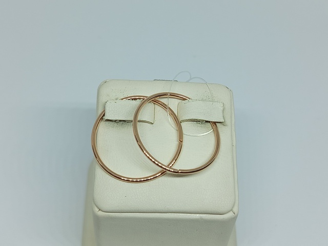 СЕРЬГИ КОНГО без камня (Au 585) СЕРЬГИ КОНГО без камня (Au 585)