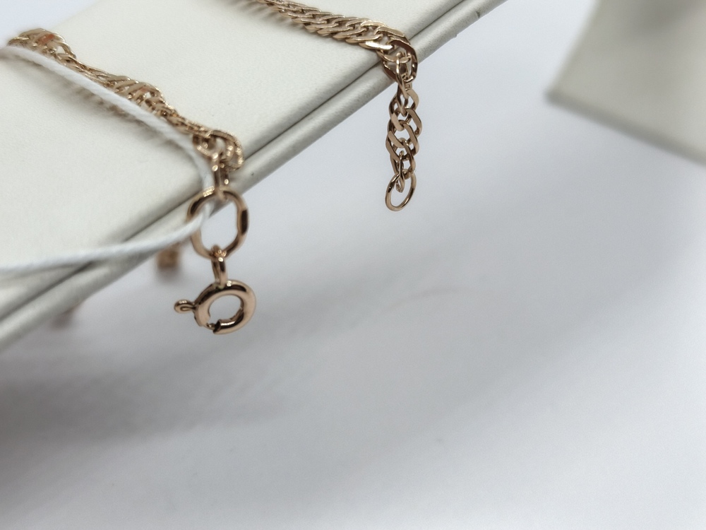 БРАСЛЕТ ПОЛНОВЕСНЫЙ Сингапур Au 585