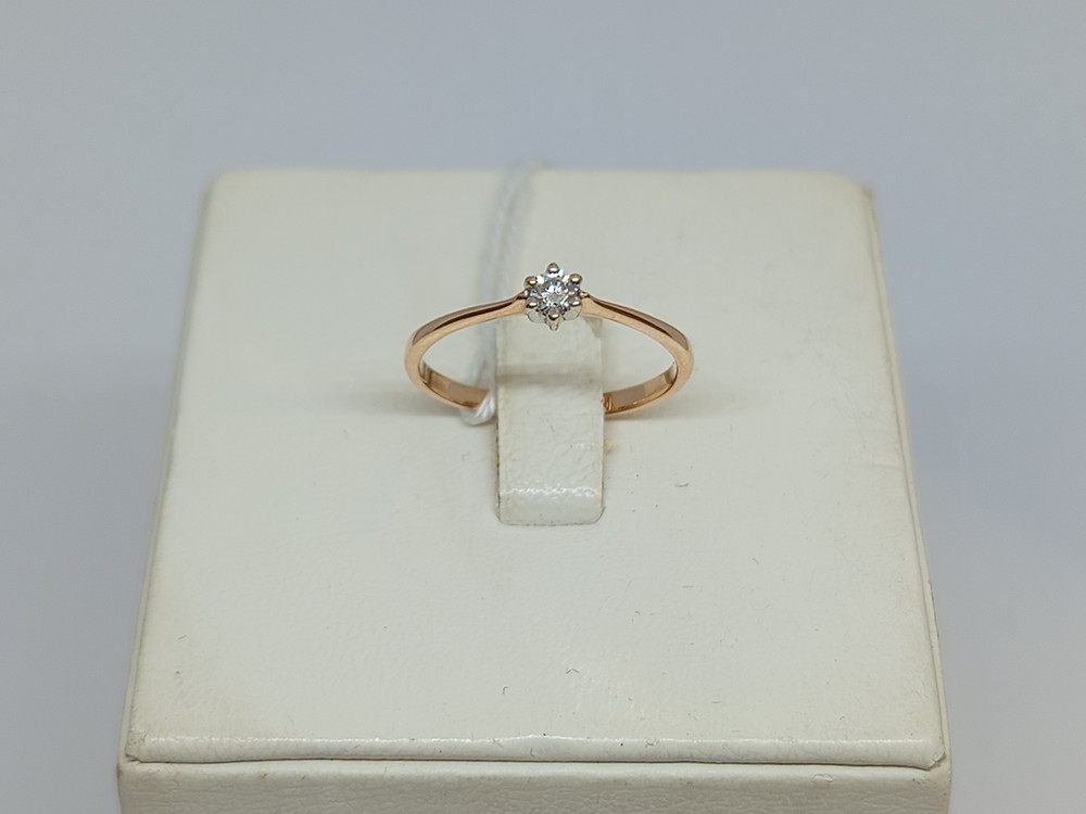 КОЛЬЦО БРИЛЛИАНТ Au 585