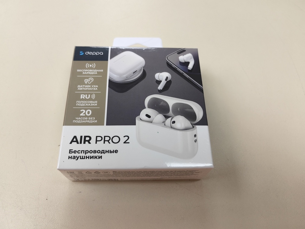 Наушники беспроводные Deppa 44167 Air Pro 2
