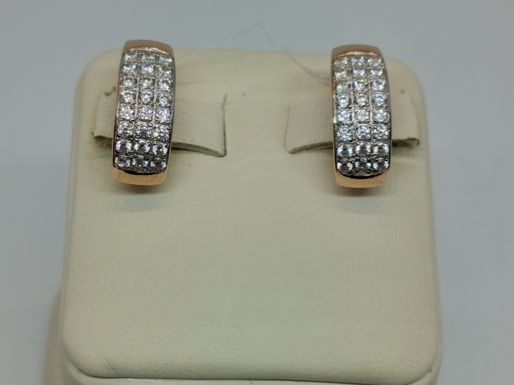 СЕРЬГИ С КАМНЯМИ (Au 585)