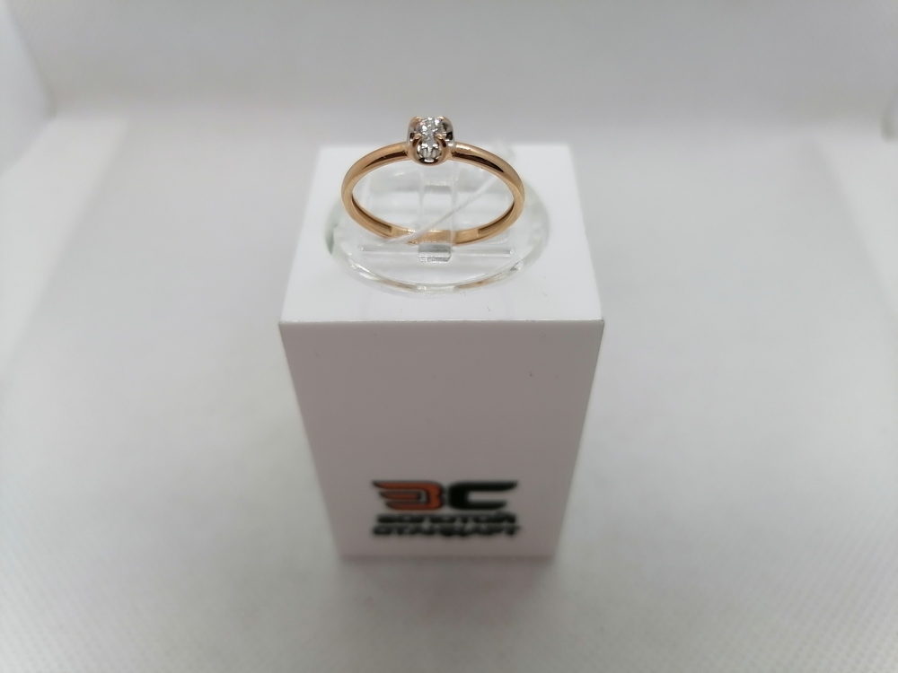 КОЛЬЦО БРИЛЛИАНТ Au 585