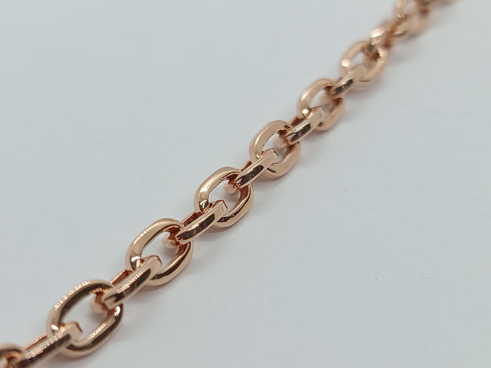 БРАСЛЕТ ПУСТОТЕЛЫЙ Якорное (Au 585)