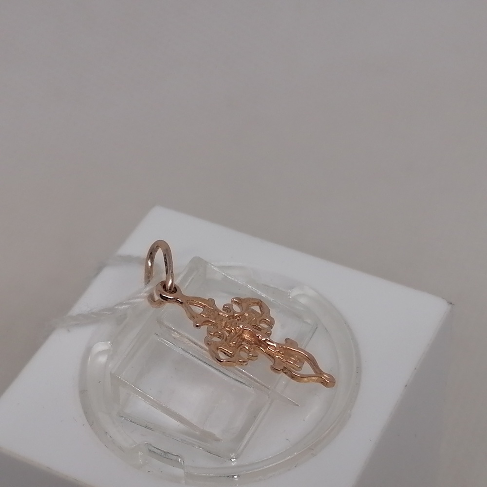 ПОДКБК585 ПОДВЕСКА КРЕСТ БЕЗ КАМНЯ (Au 585)