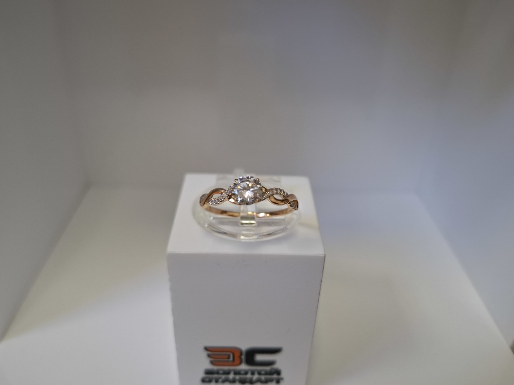 КОЛКМИ585 КОЛЬЦО С КАМНЯМИ (Au 585)