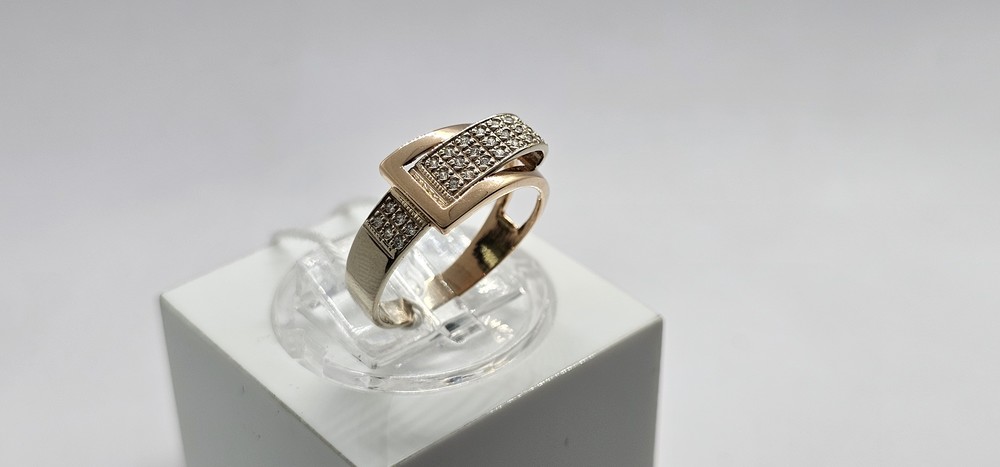 КОЛКМИ585 КОЛЬЦО С КАМНЯМИ (Au 585)