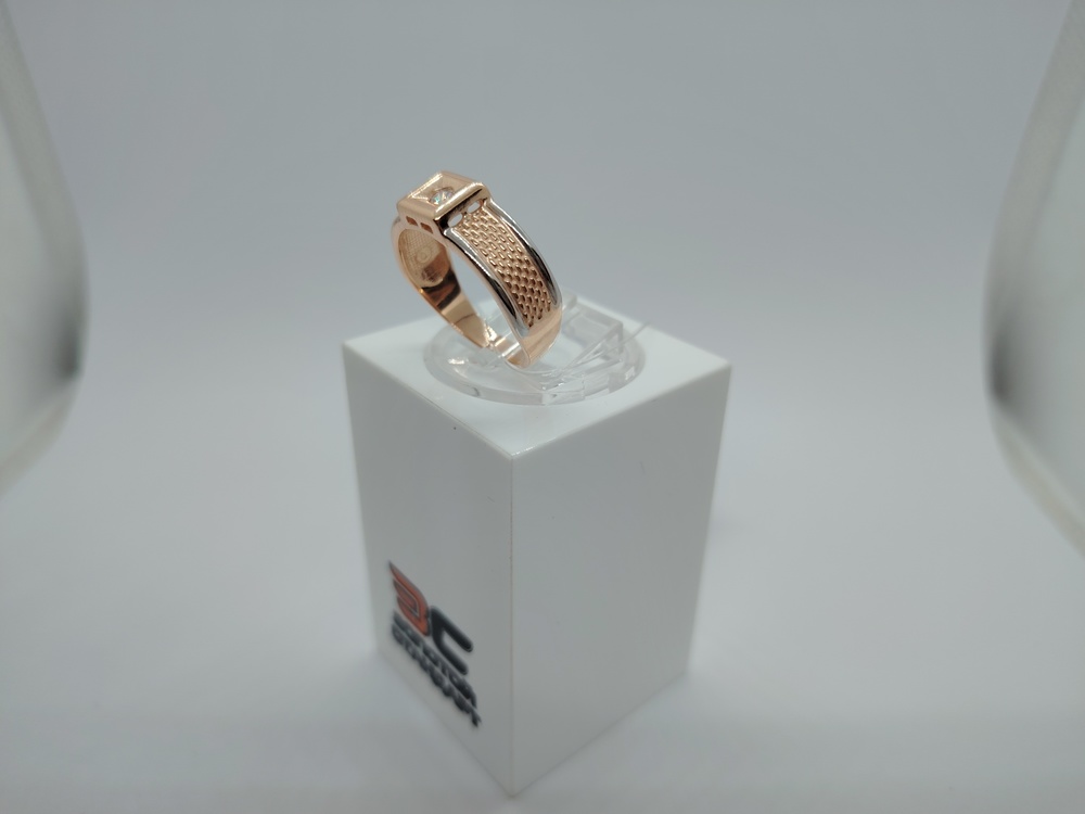 КОЛЬЦО С КАМНЕМ (Au 585)