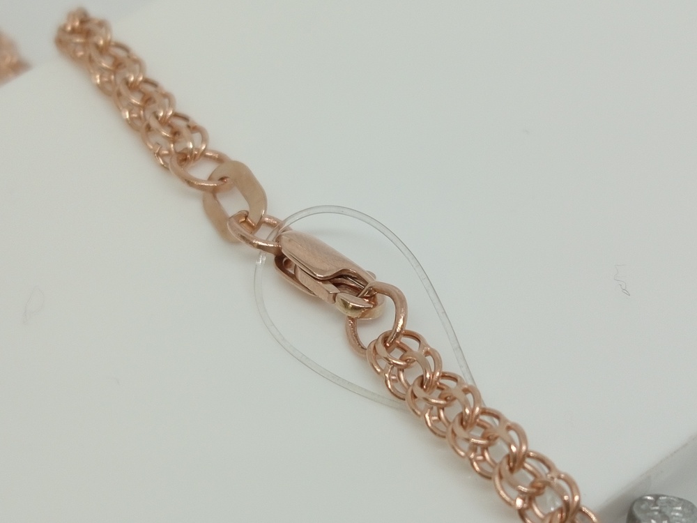 ЦЕПЬ ПУСТОТЕЛАЯ Бисмарк (Au 585)