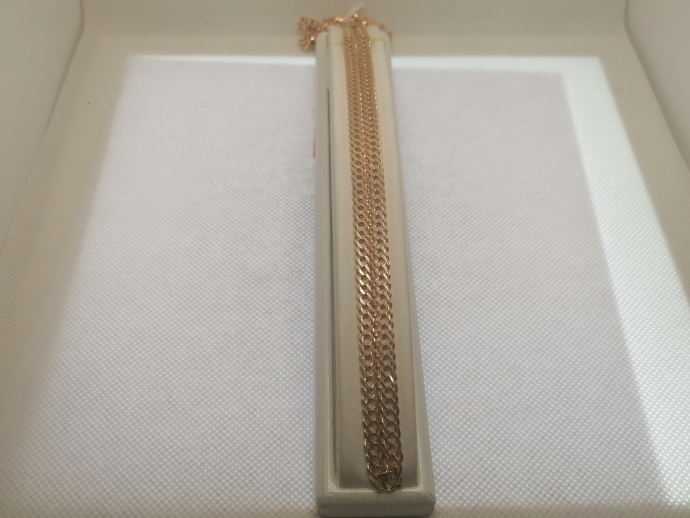 ЦЛР2585 ЦЕПЬ ПОЛНОВЕСНАЯ Ромб двойной (Au 585)