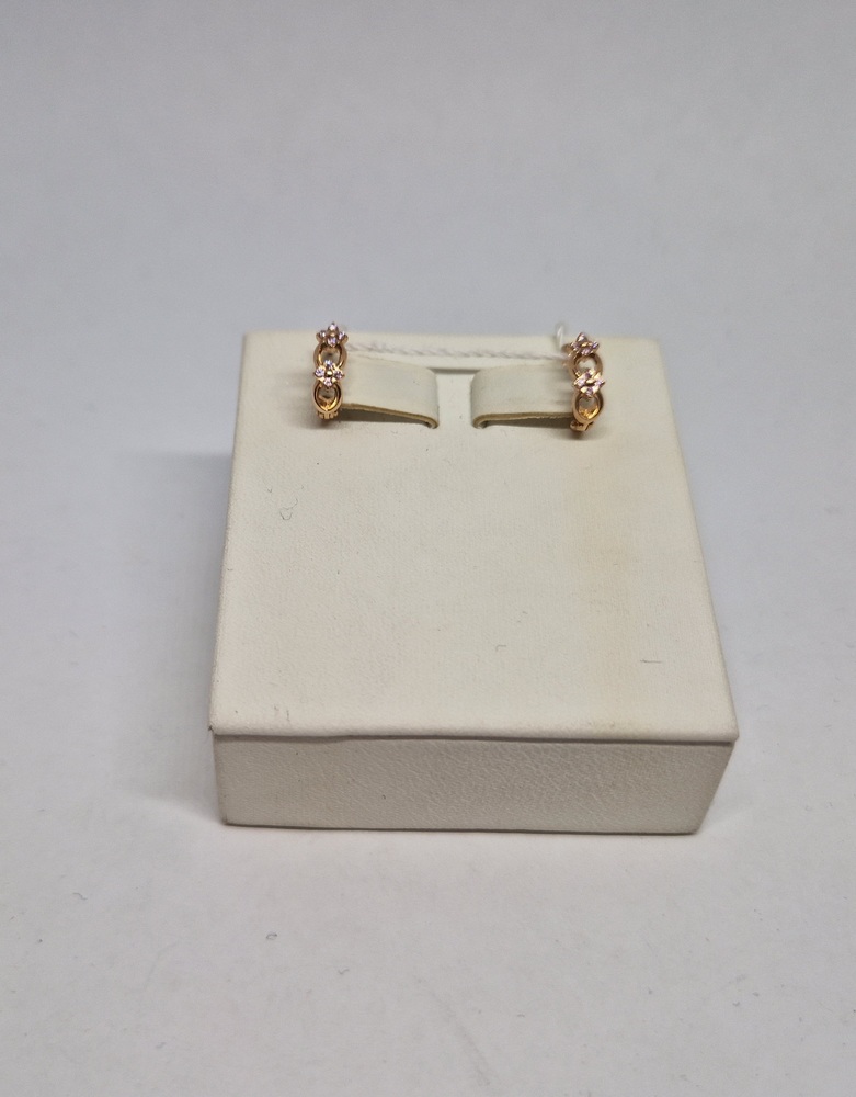СКМИ585 СЕРЬГИ С КАМНЯМИ (Au 585)