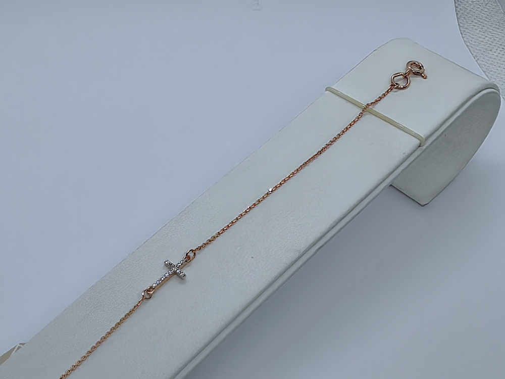 БРАСЛЕТ С КАМНЯМИ (Au 585)