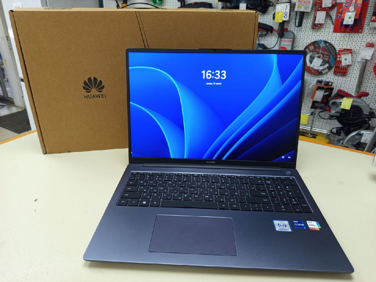 Ноутбук Huawei; Core I7-12700H, Iris(R) Xe Graphics, 16 Гб, 512 GB, Нет