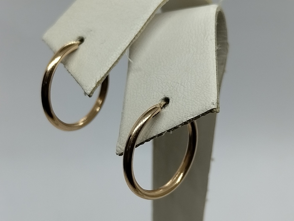 СКОН585 СЕРЬГИ КОНГО (Au 585)