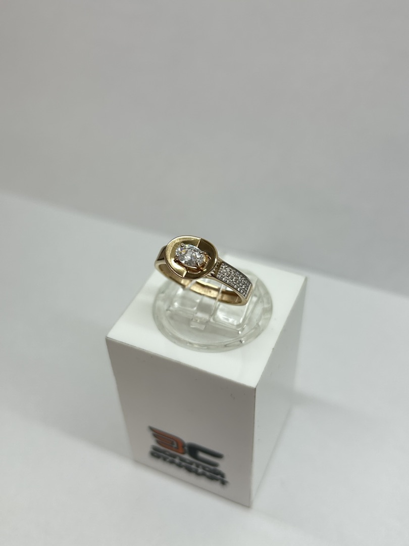 КОЛКМИ585 КОЛЬЦО С КАМНЯМИ (Au 585)