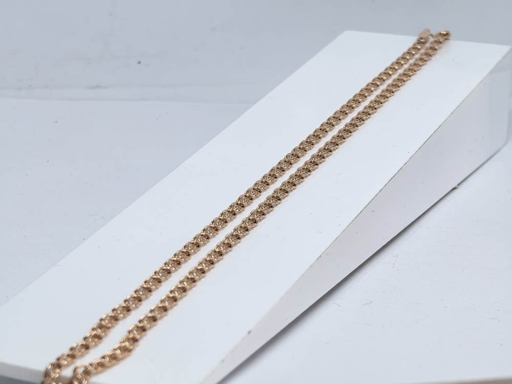 ЦЕПЬ ПУСТОТЕЛАЯ Бисмарк (Au 585)