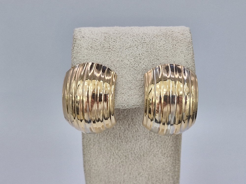 СБКМ585 СЕРЬГИ БЕЗ КАМНЯ (Au 585)