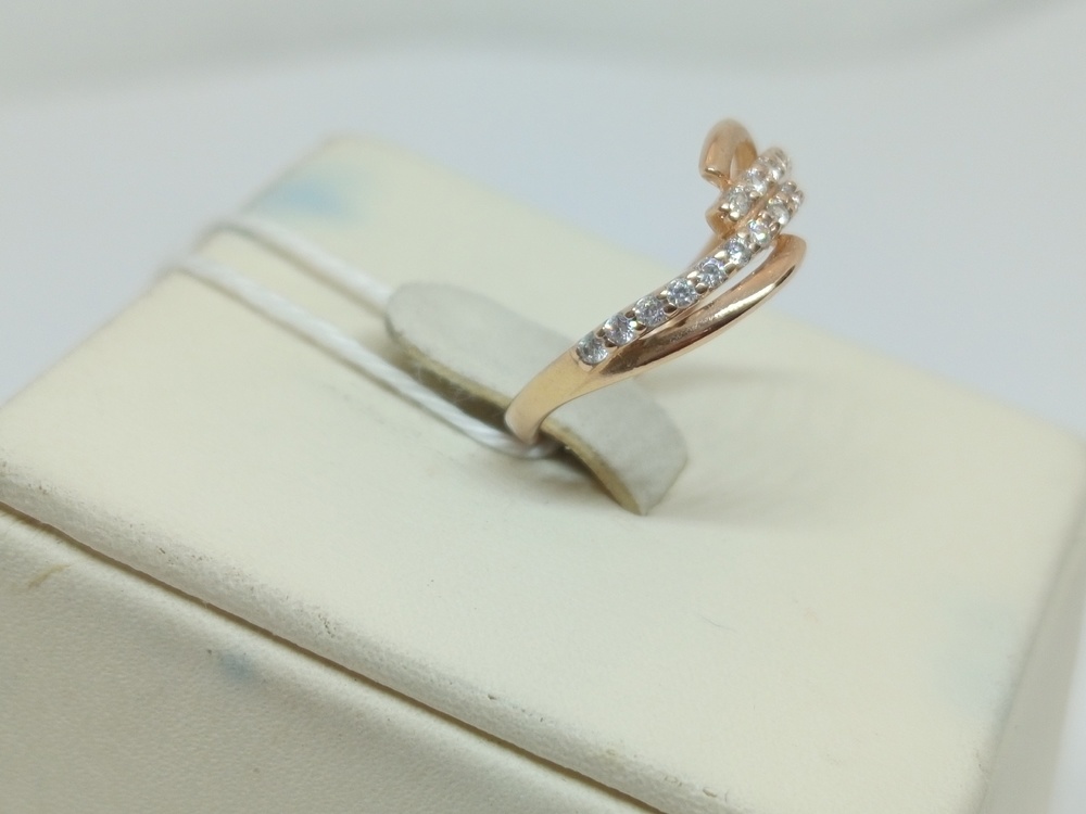 КОЛКМИ585 КОЛЬЦО С КАМНЯМИ (Au 585)