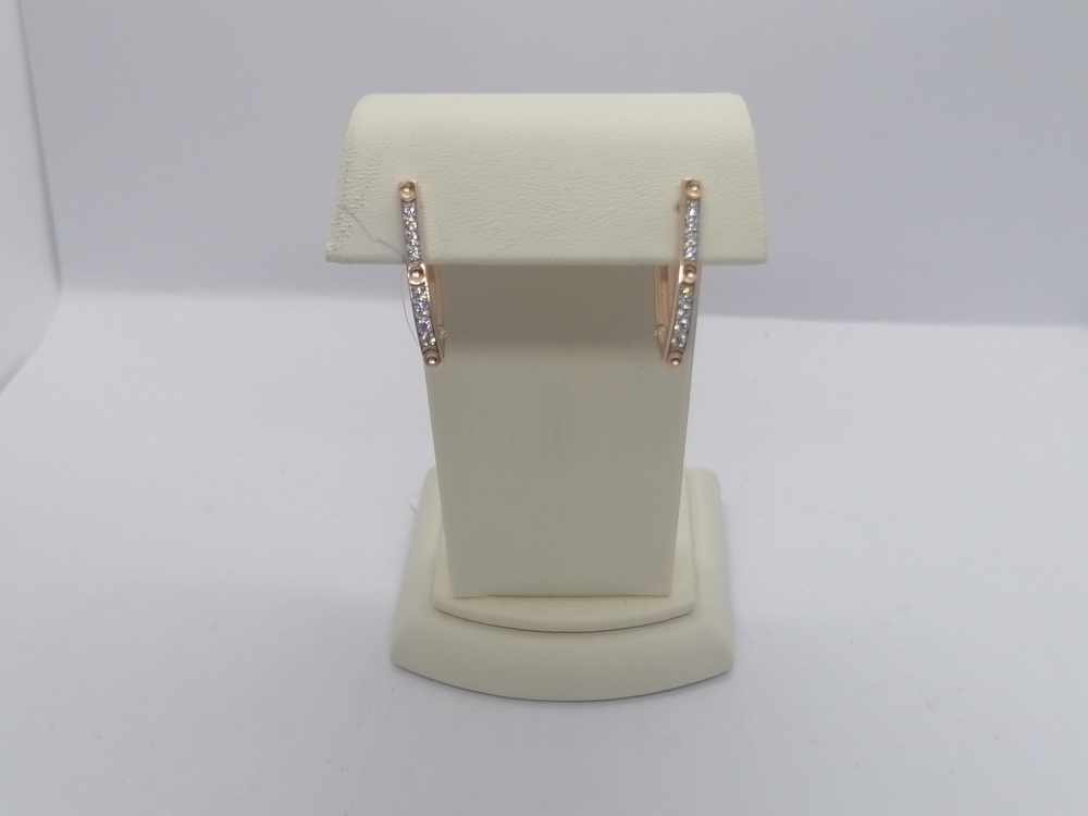 СЕРЬГИ С КАМНЯМИ (Au 585)