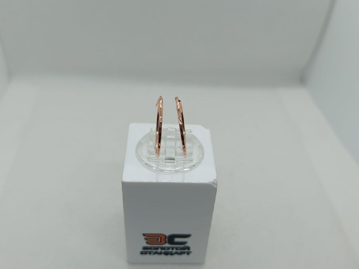 СКОН585 СЕРЬГИ КОНГО (Au 585)