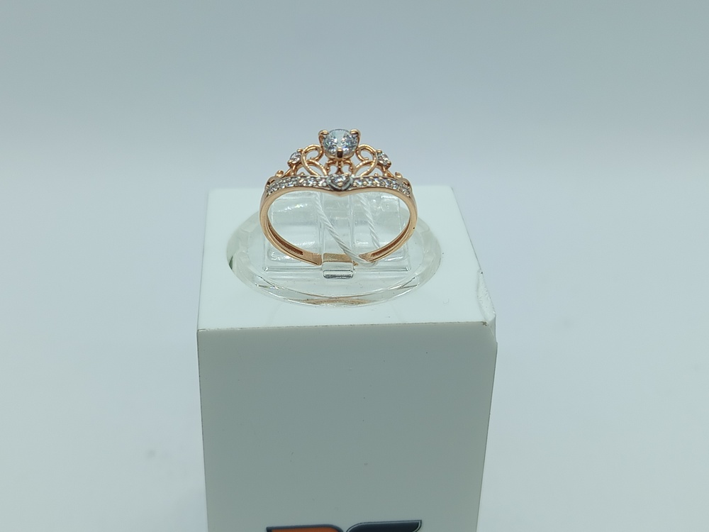 КОЛКМИ585 КОЛЬЦО С КАМНЯМИ (Au 585)