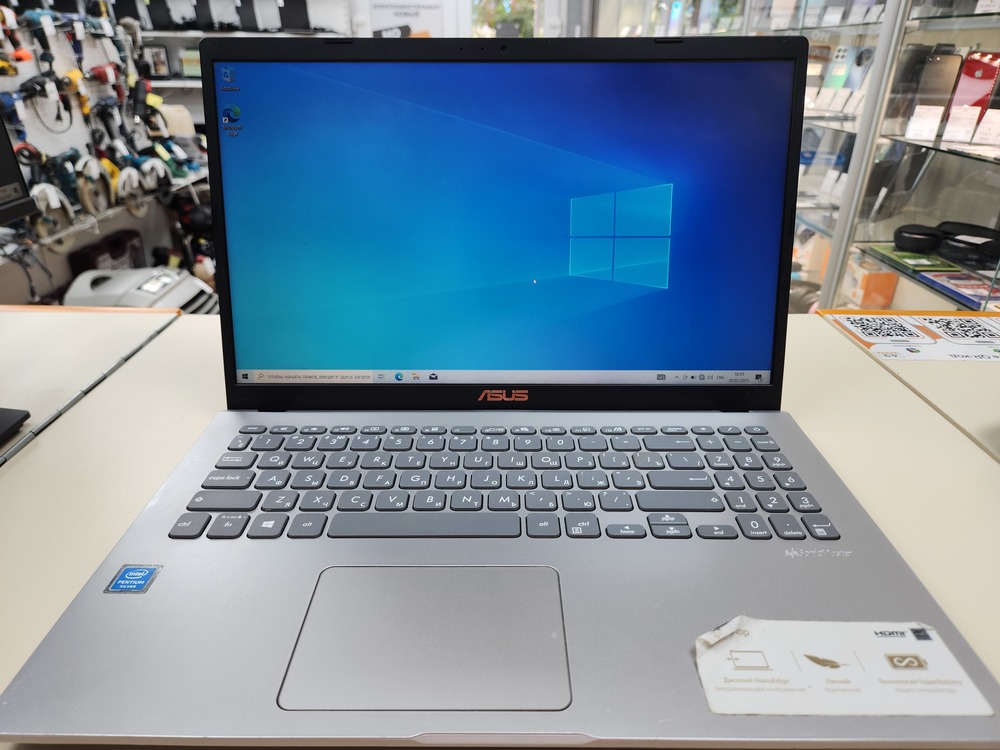 Ноутбук ASUS D540M; Pentium N5000, Intel UHD Graphics 605, 4 Гб, 128 Гб, Нет