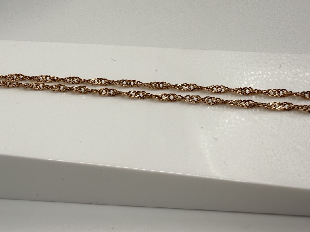 ЦПСИ585 ЦЕПЬ ПУСТОТЕЛАЯ Сингапур (Au 585)