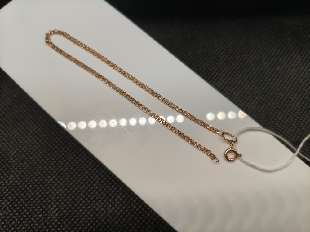 БЛБ585 БРАСЛЕТ ПОЛНОВЕСНЫЙ Бисмарк (Au 585)