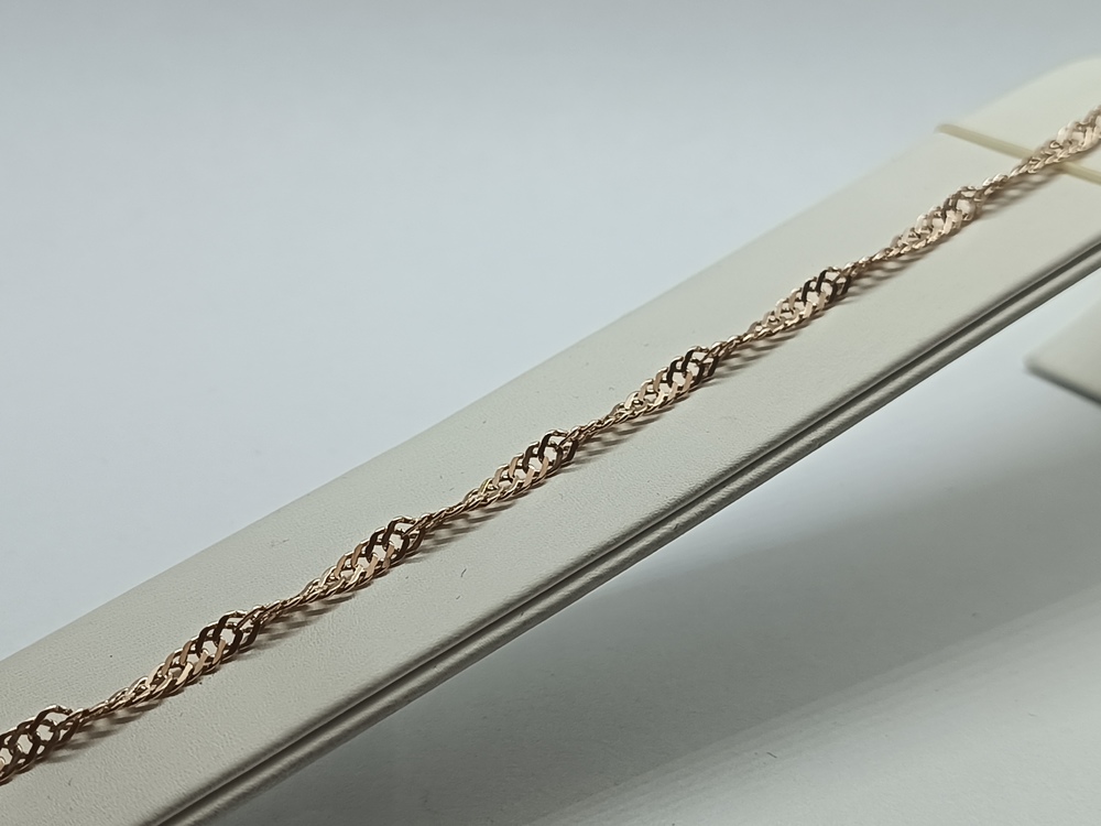 БРАСЛЕТ ПОЛНОВЕСНЫЙ Сингапур Au 585