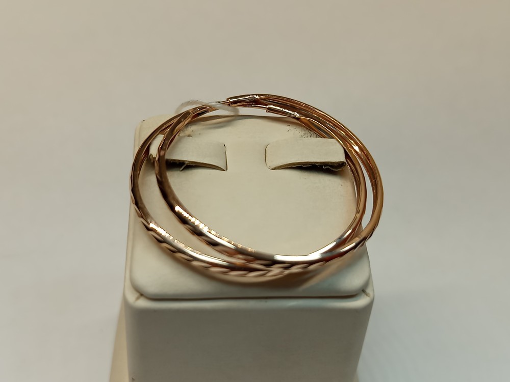 СКОН585 СЕРЬГИ КОНГО (Au 585)