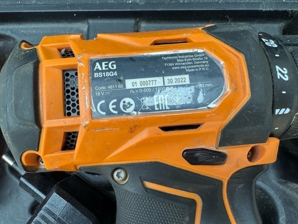 Шуруповерт AEG BS18G4