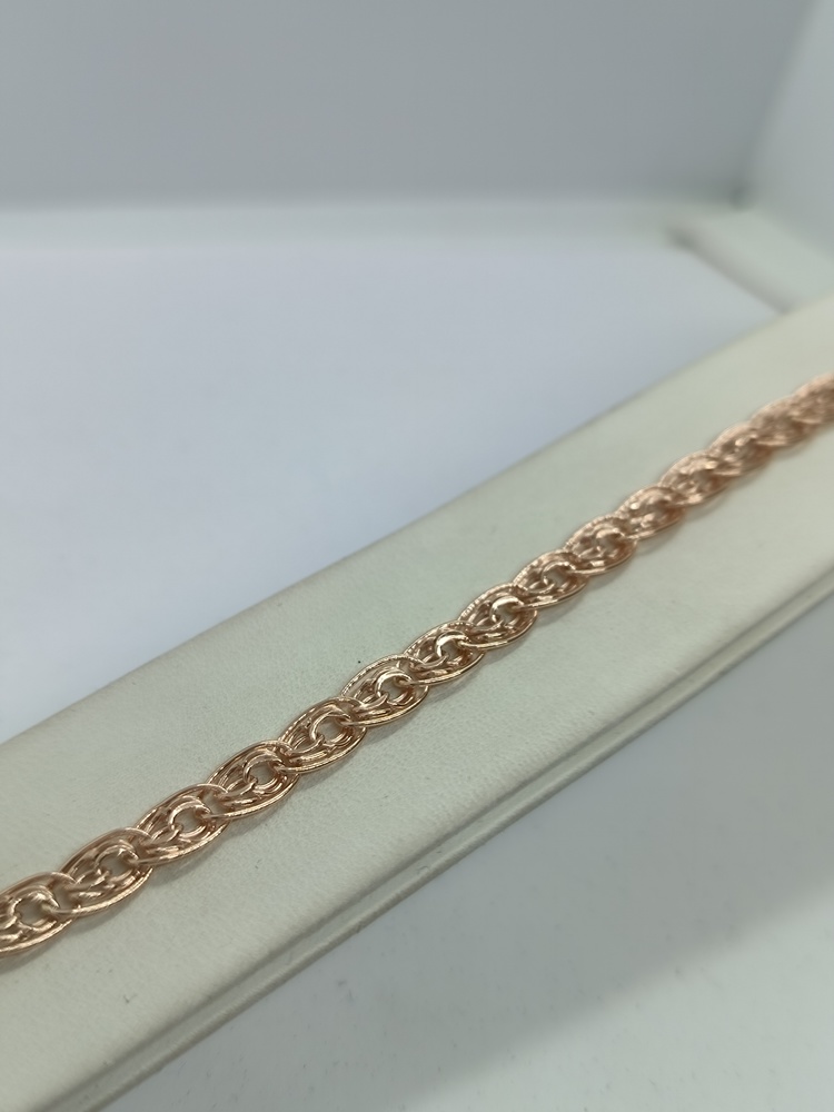 БРАСЛЕТ ПУСТОТЕЛЫЙ Нона бисмарк (Au 585)