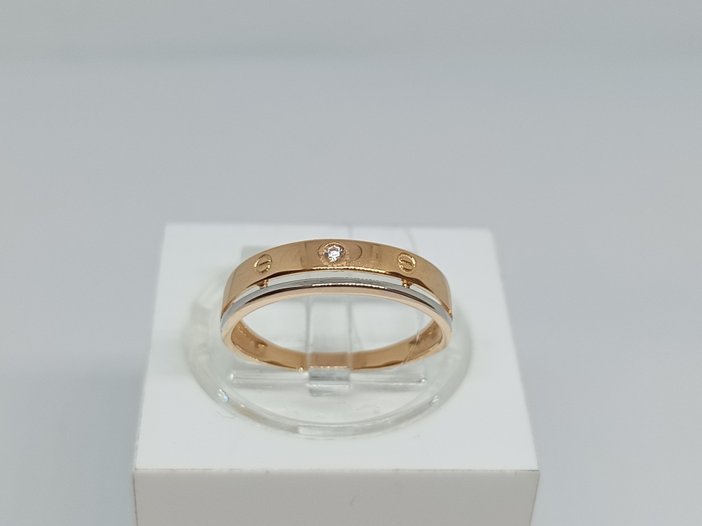 КОЛЬЦО С КАМНЕМ (Au 585)