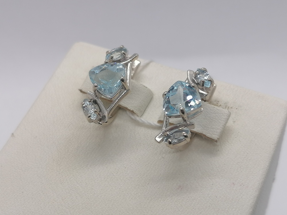 СЕРЬГИ С КАМНЯМИ (Au 585)