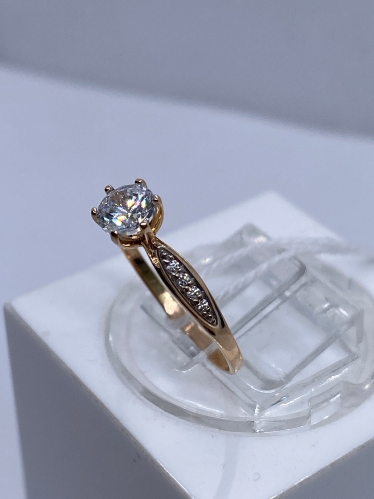 КОЛКМИ585 КОЛЬЦО С КАМНЯМИ (Au 585)