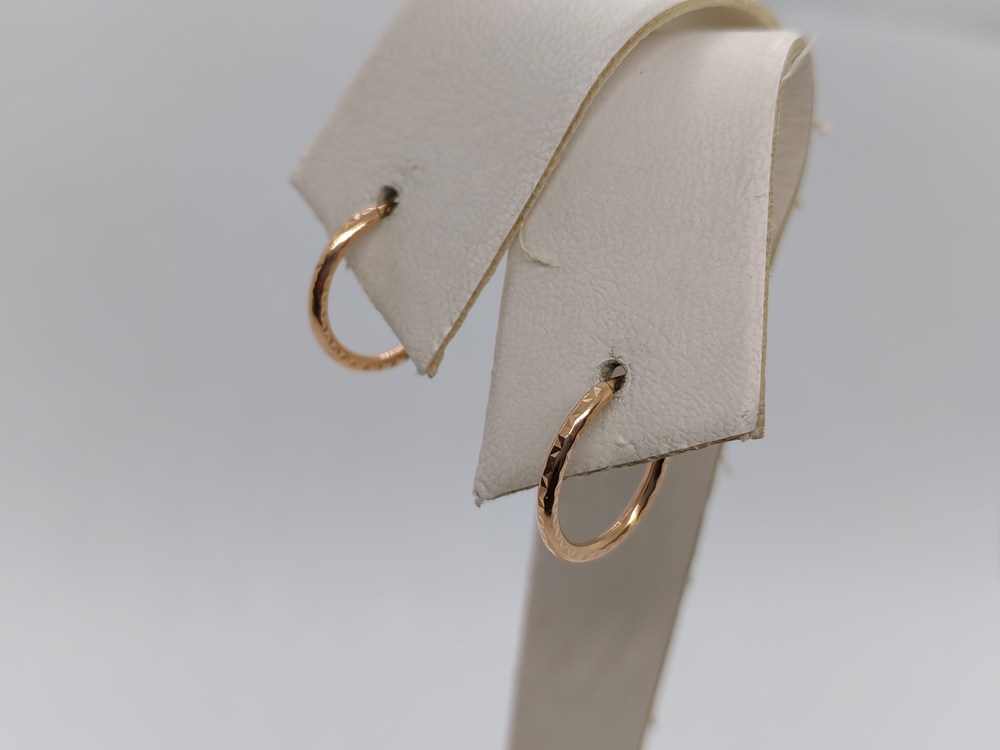 СКОН585 СЕРЬГИ КОНГО (Au 585)