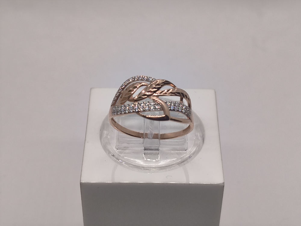 КОЛКМИ585 КОЛЬЦО С КАМНЯМИ (Au 585)