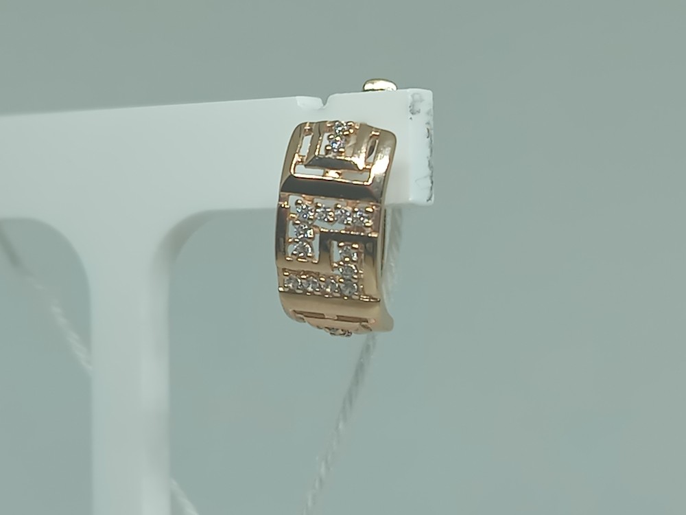 СКМИ585 СЕРЬГИ С КАМНЯМИ (Au 585)