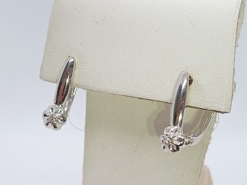 СЕРЬГИ БРИЛЛИАНТ (Ag 925)