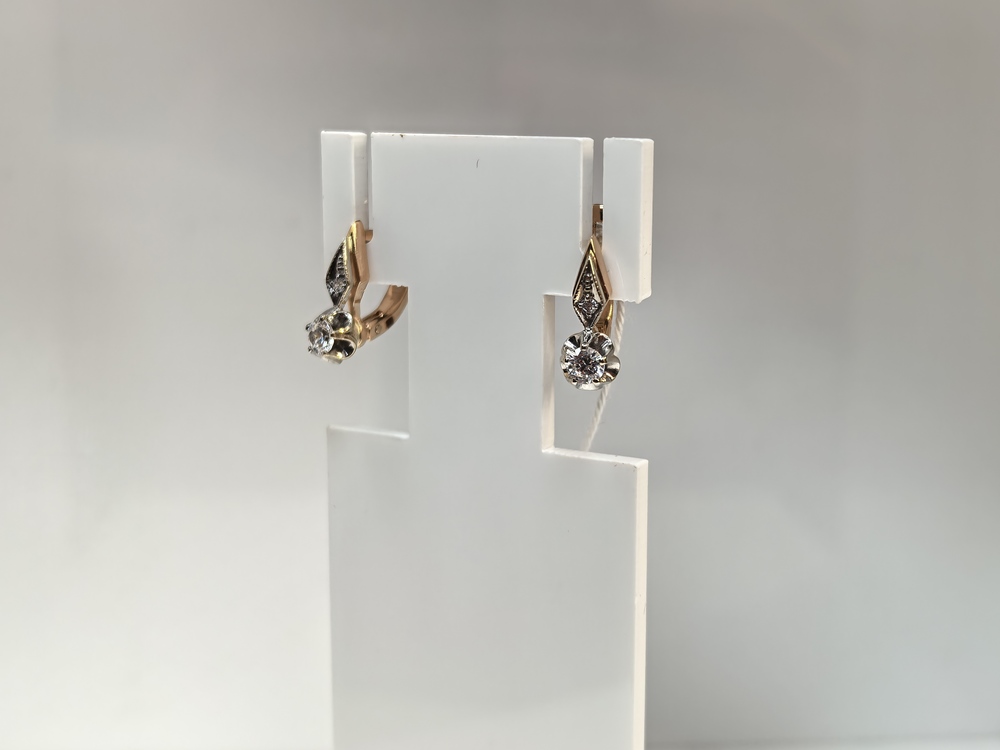 СЕРЬГИ С КАМНЯМИ (Au 585)