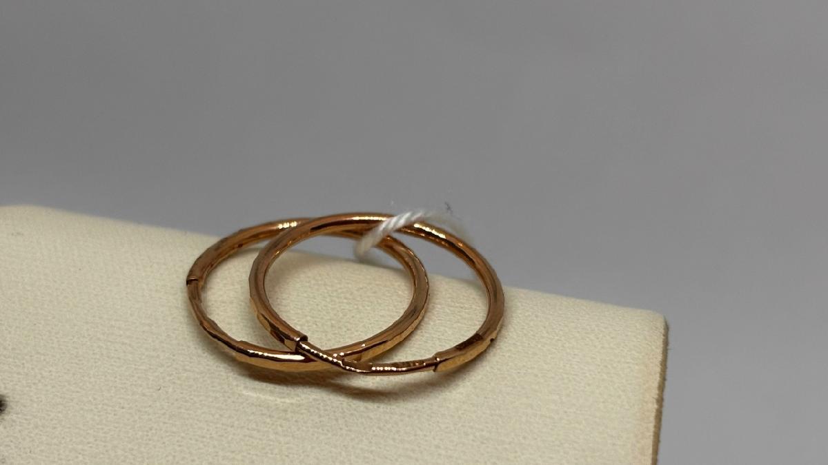 СКОН585 СЕРЬГИ КОНГО (Au 585)