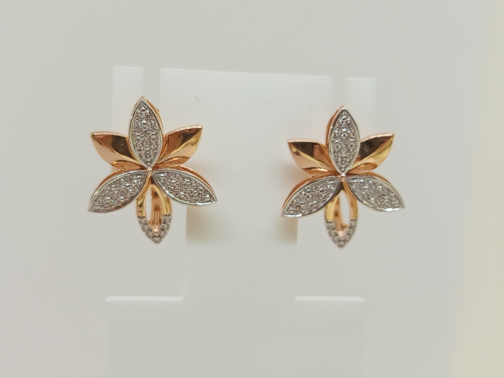 СЕРЬГИ С КАМНЯМИ (Au 585)