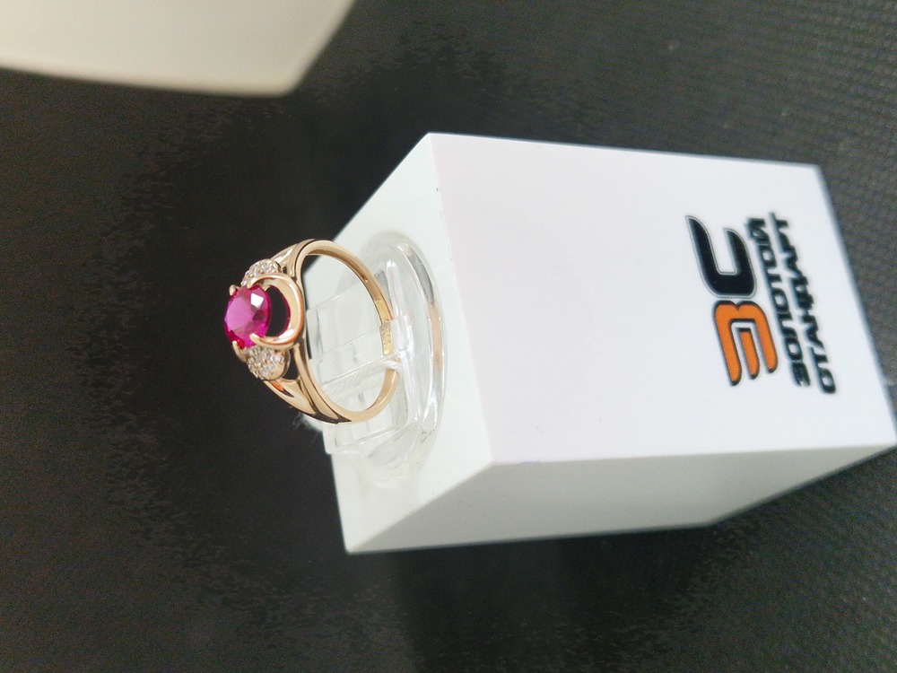 КОЛКМИ585 КОЛЬЦО С КАМНЯМИ (Au 585)