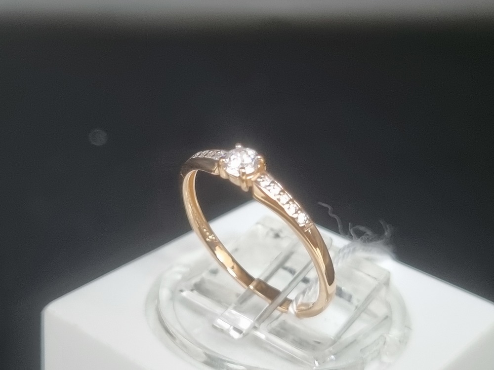 КОЛКМИ585 КОЛЬЦО С КАМНЯМИ (Au 585)