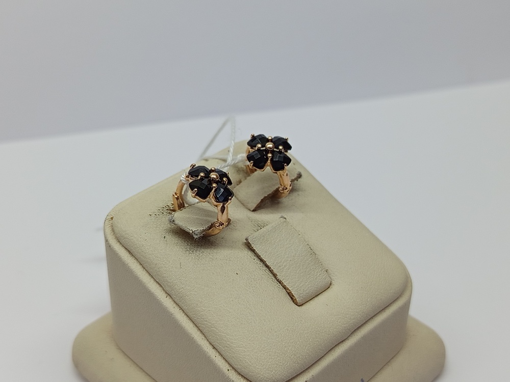 СКМИ585 СЕРЬГИ С КАМНЯМИ (Au 585)