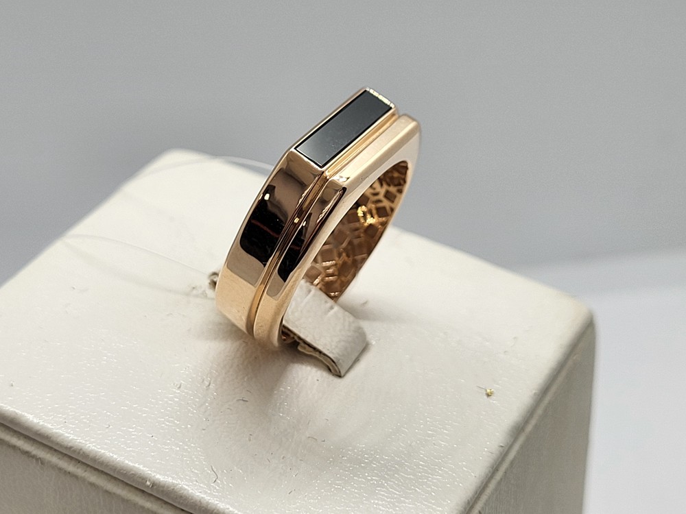 КОЛЬЦО ПЕЧАТКА с камнем (Au 585)